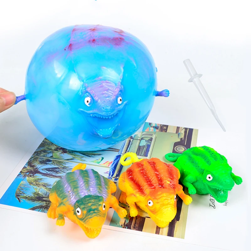 

Детская игрушка, мягкий резиновый надувной шар в форме динозавра, снятие стресса, надувная игрушка, праздничный подарок для мальчиков и девочек старше 3 лет