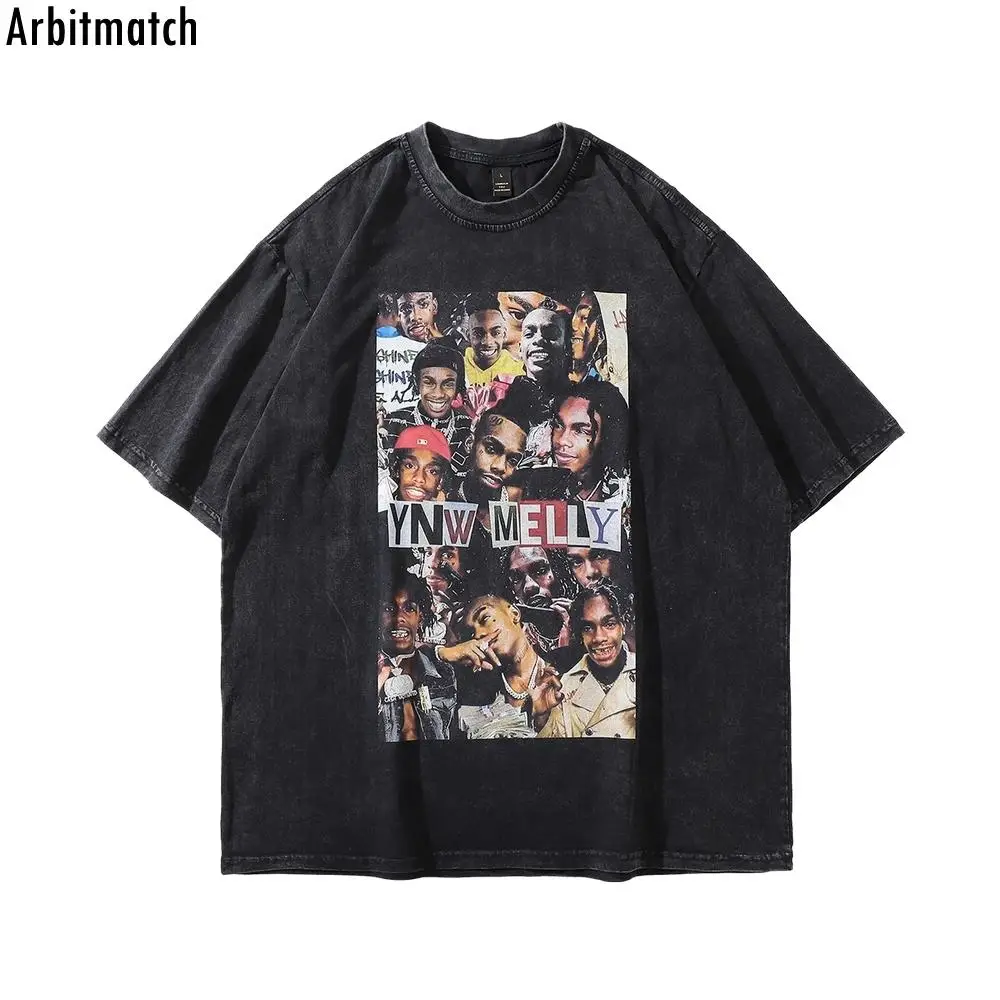 

Футболка мужская оверсайз в стиле хип-хоп, с принтом