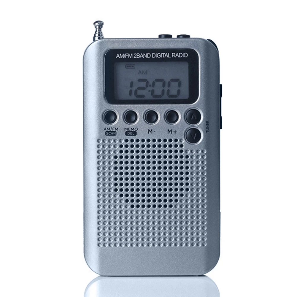 Карманный радиоприемник с цифровым дисплеем AM/FM-радио портативный динамик