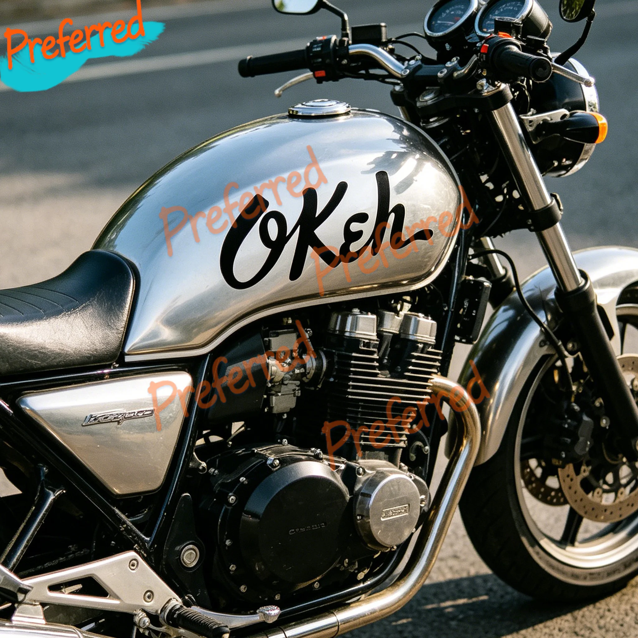 Фото 2 наклейки Okeh PAIR Northern Soul Mod Tamla Motown Scooter LI TV SX GP PK PX, настраиваемые по размеру, без фона №3