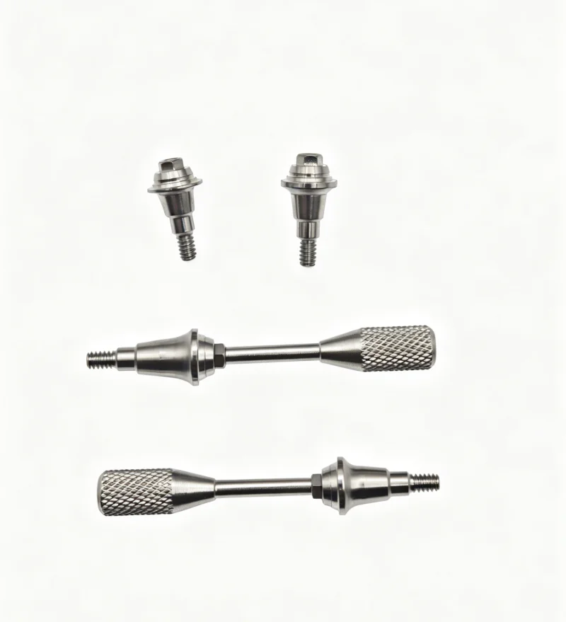 Фото Прямой абатмент Neodent GM Multi unit 115.243 115.244, Мини-конический абатмент Implant GM 115.245 115.246, Титановый абатмент №3