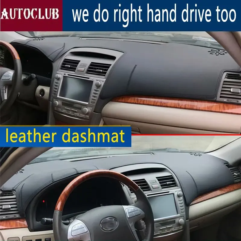 

For Toyota Camry Xv40 2006-2011 Car Leather Dashmat Dashboard Cover Pad Dash Mat Sunshade Carpet Auto 2007 2008 2009 2010
