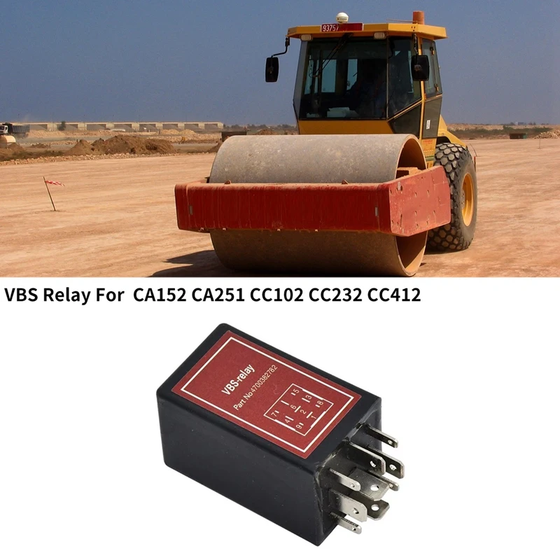 

VBS Relay Parts Accessories 382782 4700382782 370233 For Dynapac Roller CA152 CA251 CC102 CC232 CC412 CC422 CC722 CC900