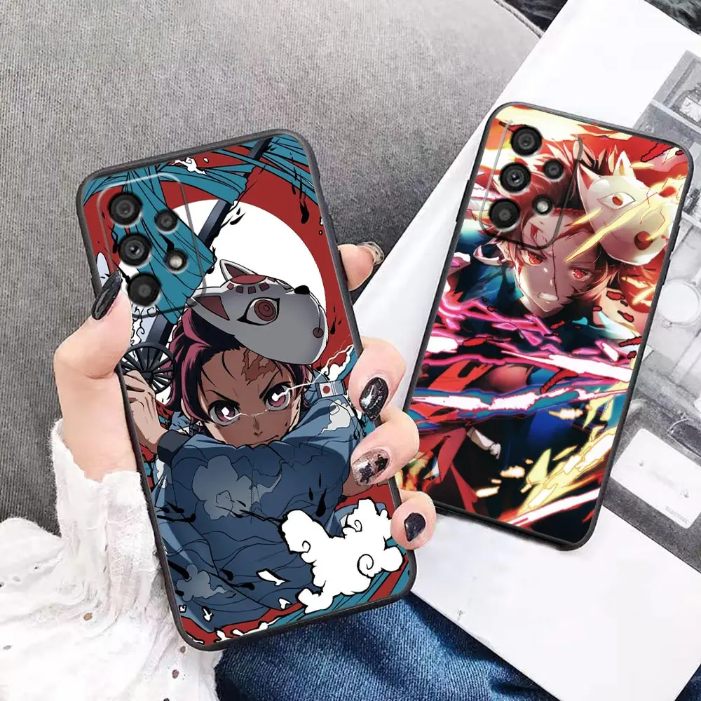 

Funda Case For Samsung A73 A71 A53 A33 A32 A13 A12 A80 A71 A70 A52 A51 A50 A32 A30 A22 A21 5G Case Anime Tanjiro Demon Slayer