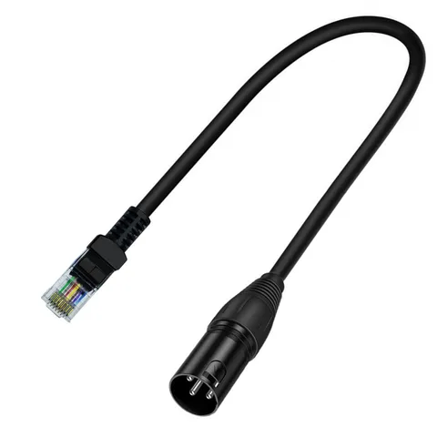 Аудиокабель Canon XLR3 с разъемом «папа» и «мама» на RJ45, подходит для контроллера DMX-CON серии LED RGB