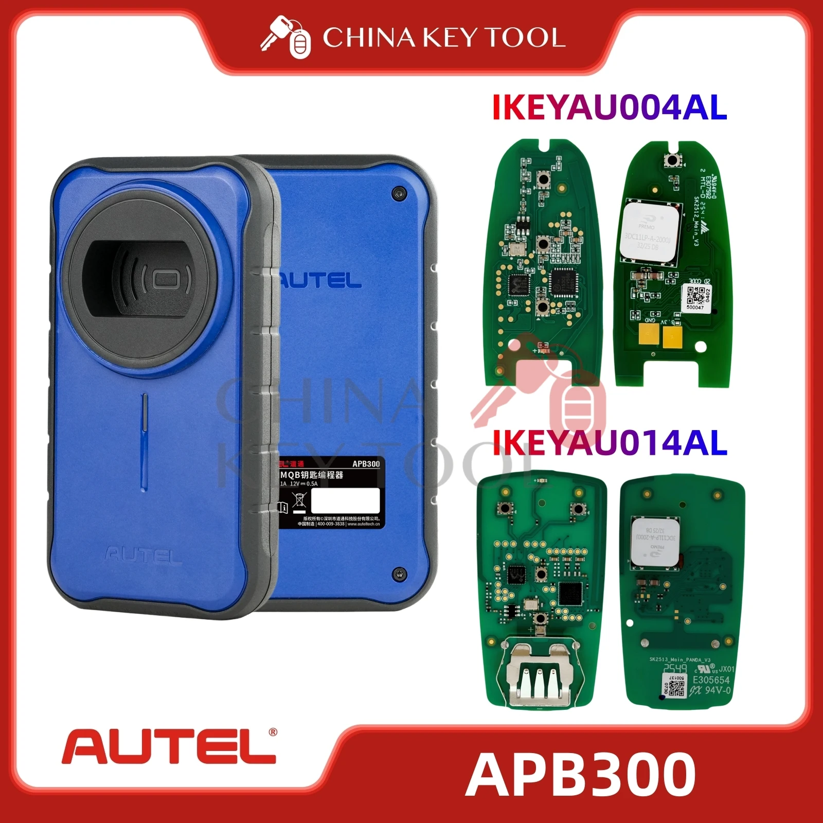 

Новый программатор ключей Autel APB300 2026 года для автомобилей VW MLB MQB с 2 бесплатными ключевыми платами, совместим с IM508S, IM608, IM608PRO