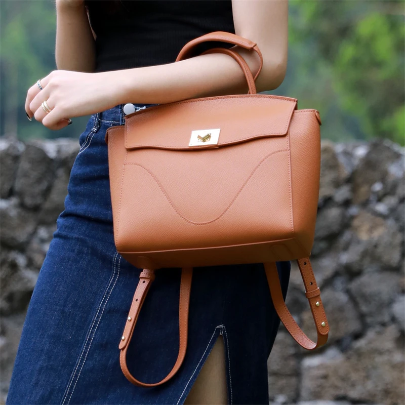 Luxury Desinger Backpack For Women Workplace Commuting Bags Large-capacity Shoulder Messenger Bag 2022 Female Leather Handbags