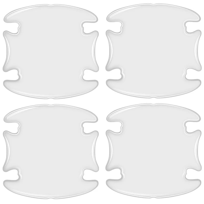 

Прозрачная чаша для дверной ручки автомобиля, наклейки против царапин, защита полос, зеркало заднего вида, невидимые прозрачные полоски для предотвращения столкновений