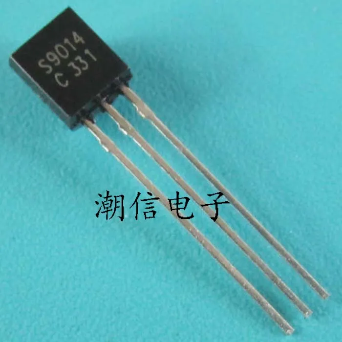 

NEW ORIGINAL 100PCS/LOT S9014 TO-92 NPN 50V 0.1A 0.4W