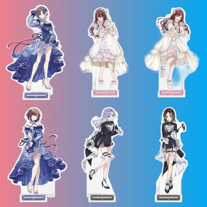 Фото Акриловая фигурка-подставка THE iDOLM@STER SHINY COLORS ANIME 15 см, держатель для косплей-аксессуаров, топпер, брелок на день рождения, Рождество, для фанатов №1