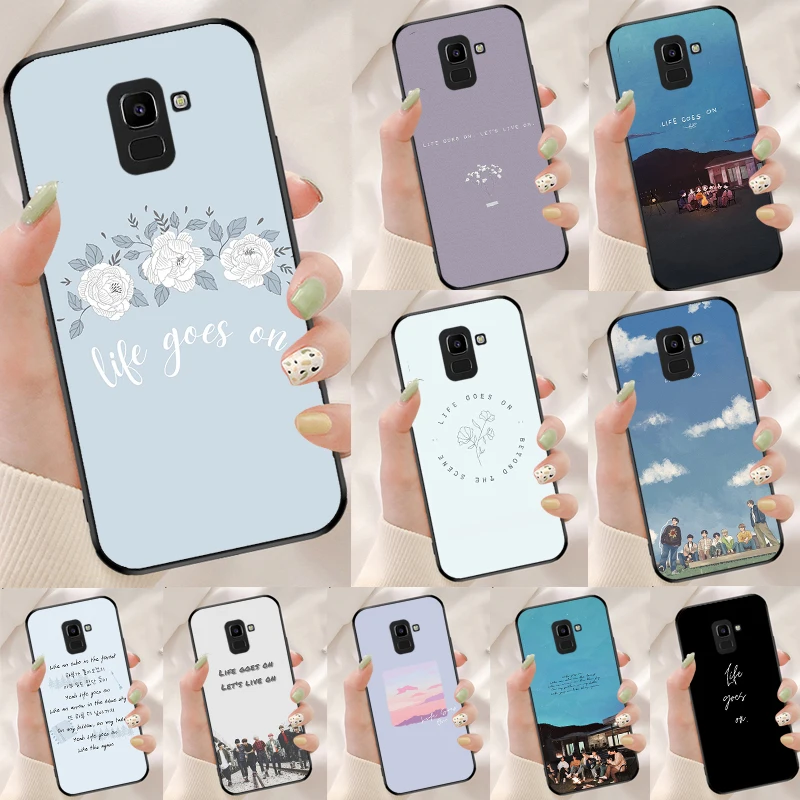 Чехол Life Go On для Samsung Galaxy J7 J5 J3 A3 A5 2016 2017 J6 J4 A6 A8 Plus J8 A7 A9 2018 задняя крышка |