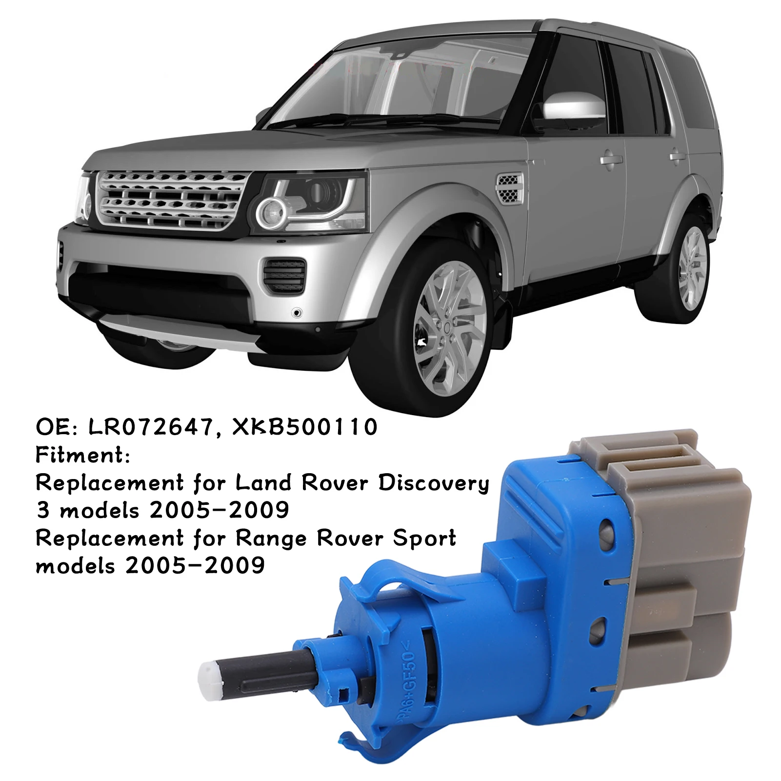 Синий автомобильный переключатель тормозной лампы LR072647 освещения замена для Land