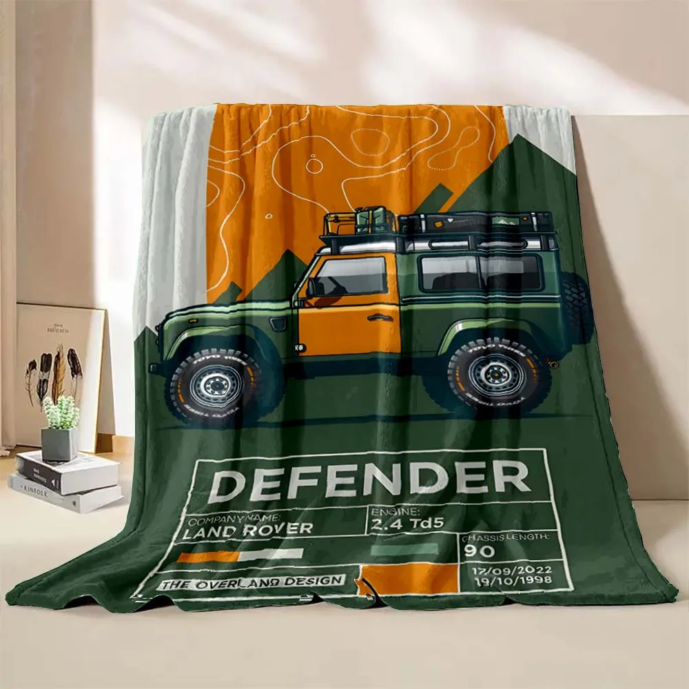 Одеяло с принтом для автомобиля внедорожника кемпинга RV 6 размеров теплое мягкое