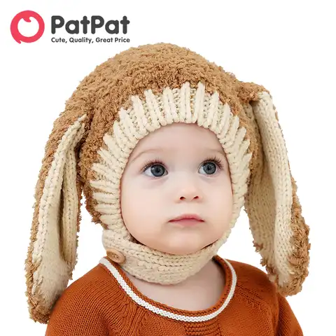 Детская мультяшная длинная шапка PatPat в виде кролика