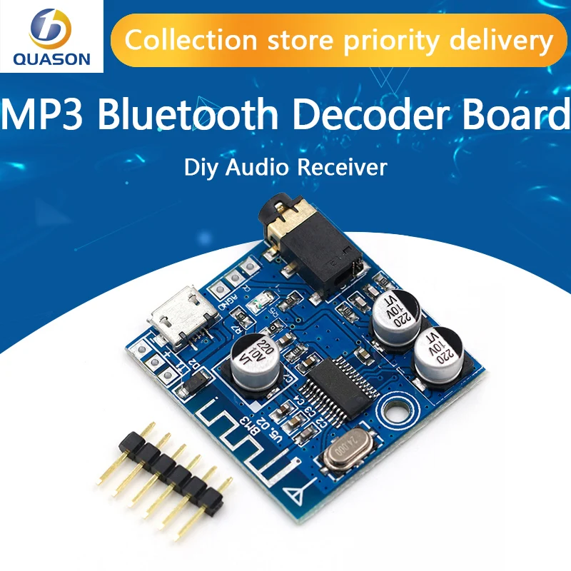4.1 Bluetooth MP3 BLE Decoder Board Module Lossless Car Speaker Audio Power Amplifier Amp Modification Diy Audio Receiver