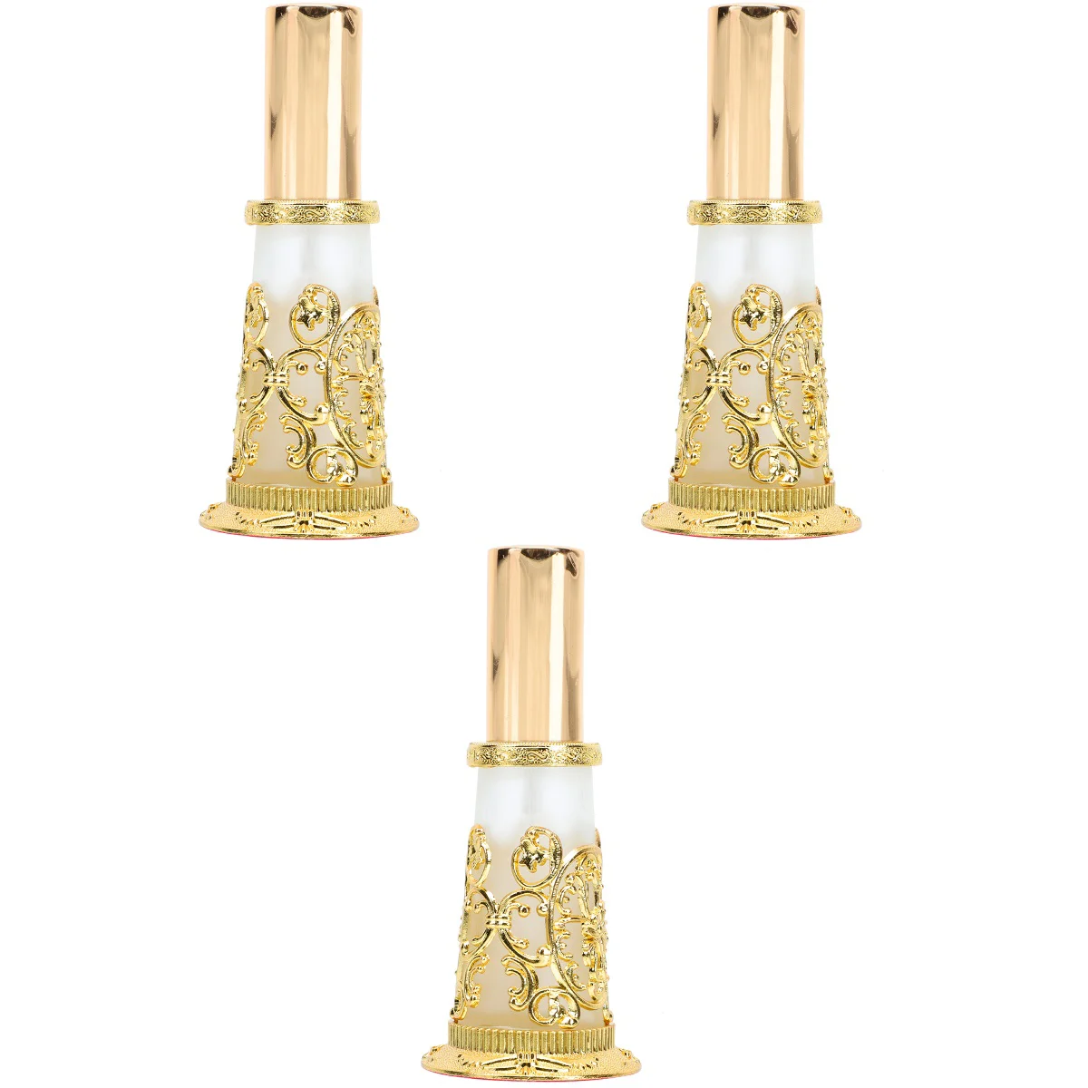 

3 pcs Lotus Perfume Spray Bottle Middle Eastern Perfume Storage Bottle for Decor