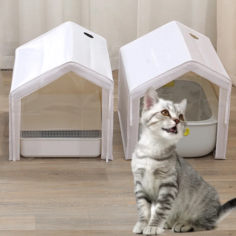 Cover Closed Anti-splash Plastic Sand Box Cover Toilet Cleaning Bath Drawer Basin Tent Supplies