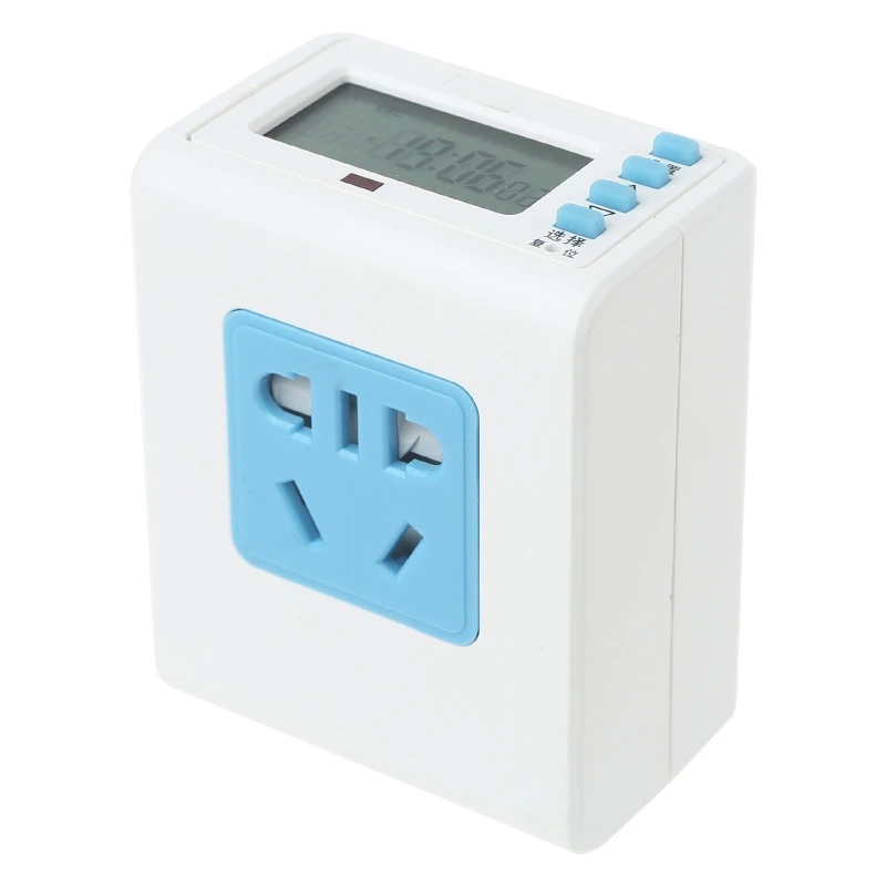 

Electronic Digital Plug-in Timer Programmable Timer Socket Energy Saving Plug