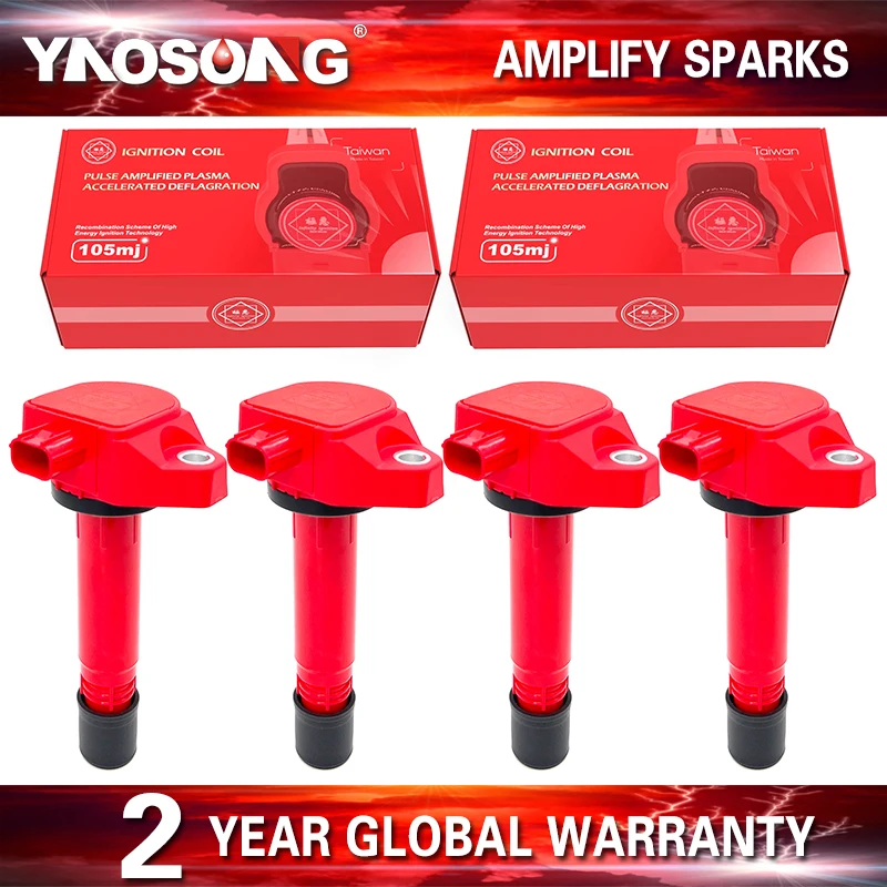 

4 шт. для Honda Civic Gen 8th 1.8 2.0 катушка зажигания CRV CITY Accord 2.0 SPIRIOR R18A1 R20A1 R20A3 R20A4 30520-RNA-A01 UF582