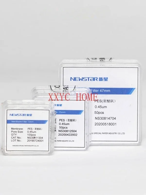 Полиэфирсульфоновая мембрана фильтра pe 47/50 мм 0 22 45 МК круглая и квадратная
