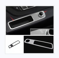 for audi a4 a5 b9 2016 2021 stainless steel accessories car center console gear shift panel multimedia frame decor cover trim