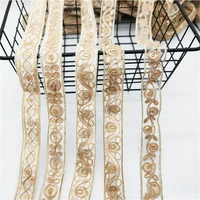 3 cm wide retro ethnic embroidered sequin lace diy clothing collars luggage barcode accessories
