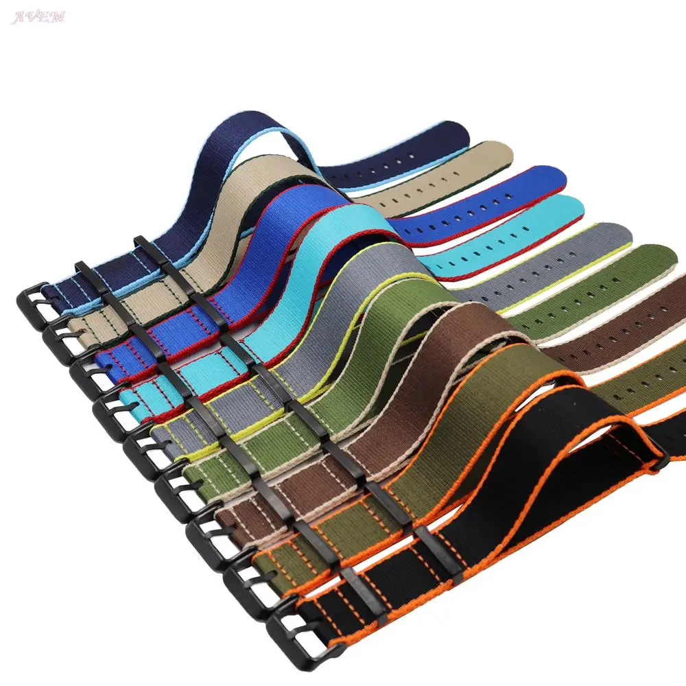 Нейлоновый холщовый ремешок для наручных часов