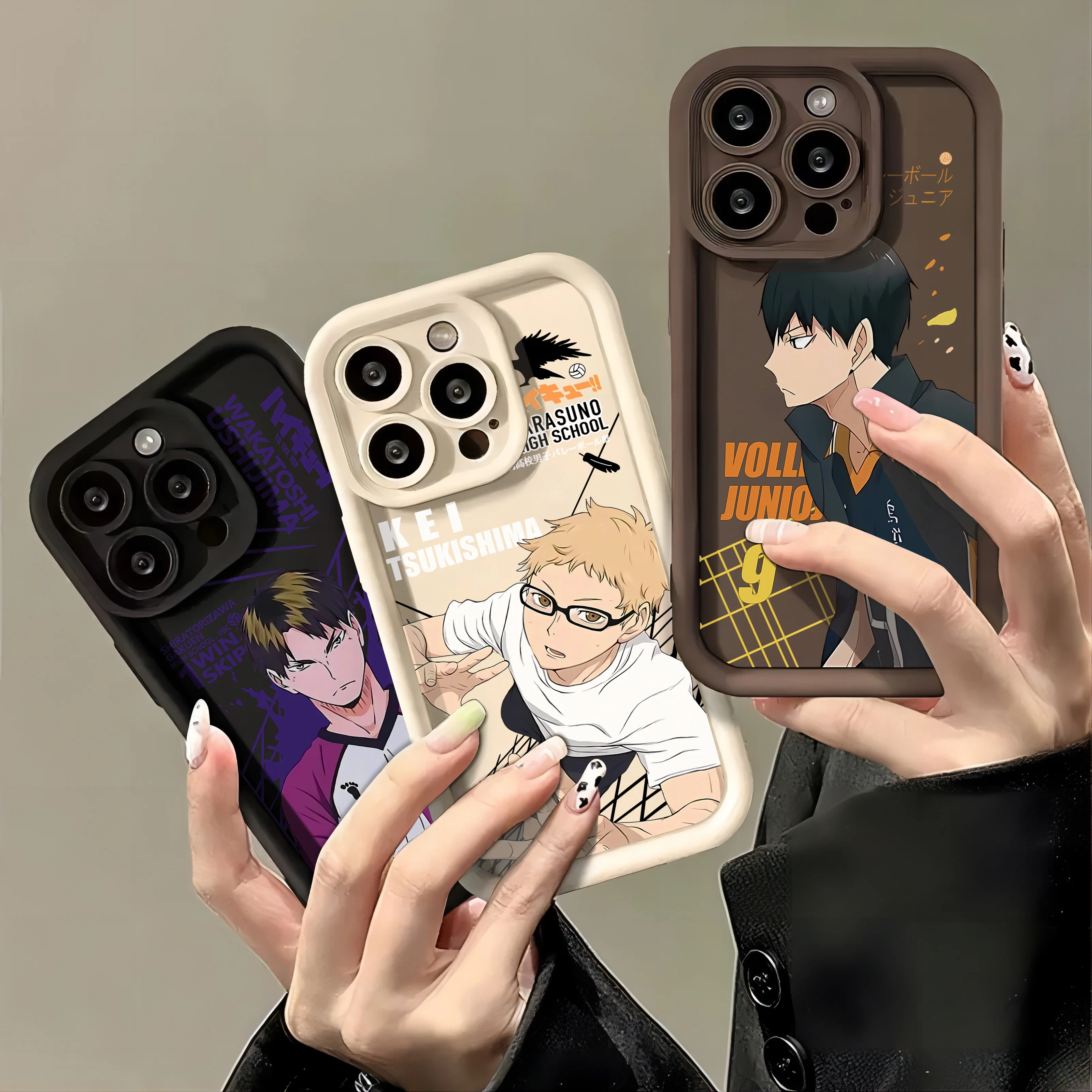 Чехол для телефона с рисунком аниме волейбол Haikyuu Samsung A03 A04 A05S A10S A11 A12 A20S A21S A13 A14 A54