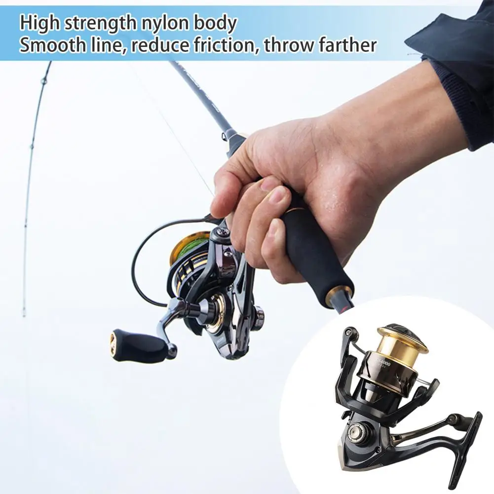 Рыболовная катушка с сильным тормозным усилием легкая спиннинговая ручкой под