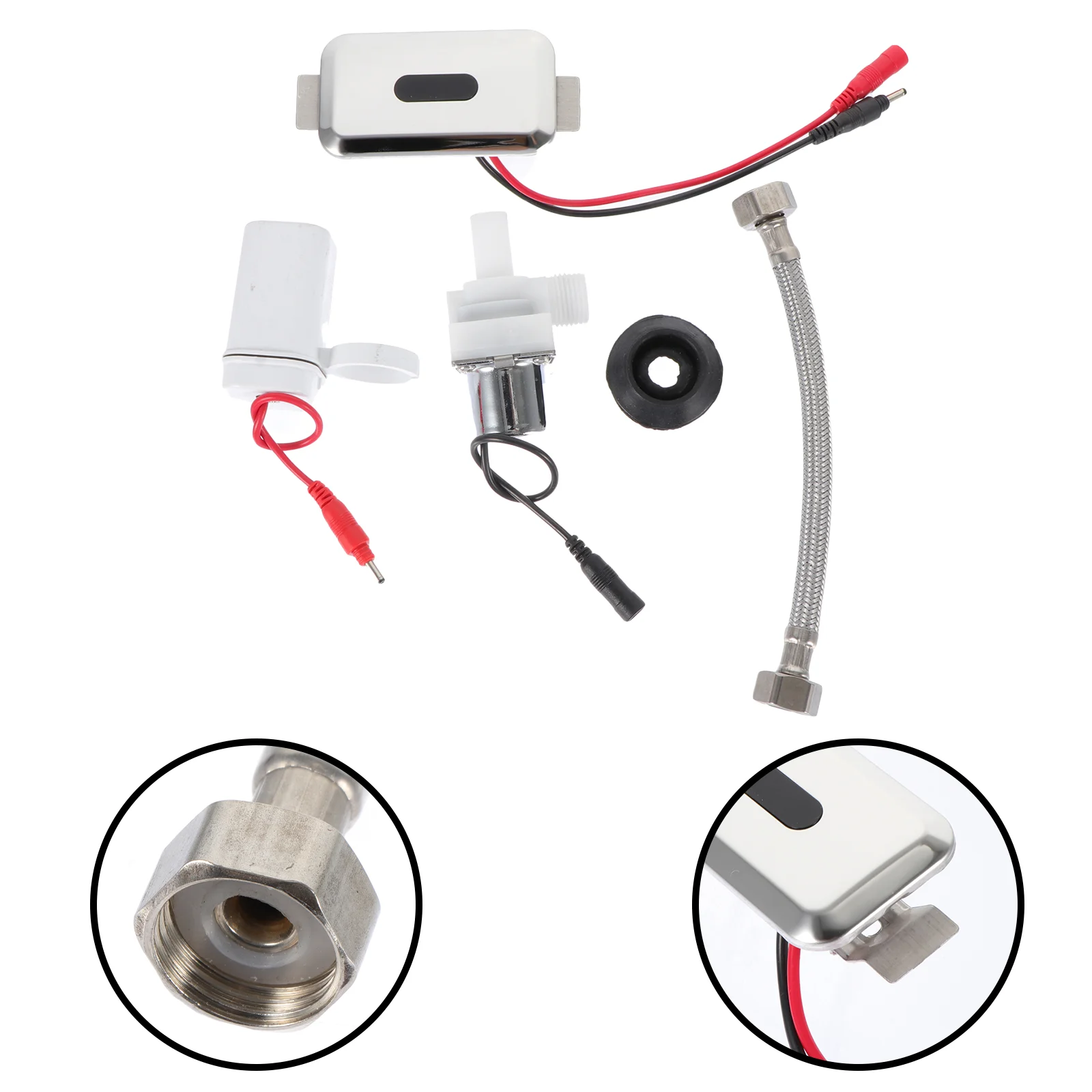 

1 Set of Practical Urinal Flush Device Urinal Flushing Tool Urinal Sensory Switch (Silver)