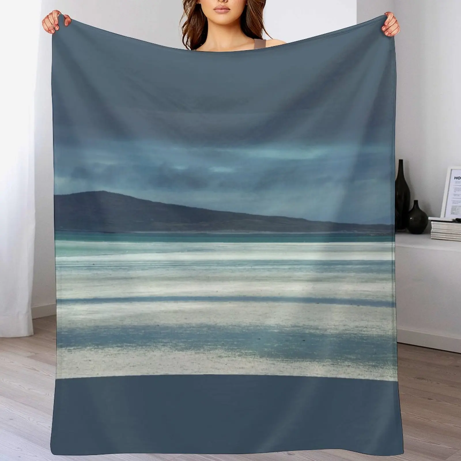 Одеяло Outer Hebrides North Uist Clachan Sands Scotland одеяло для волос термобелье путешествий летние