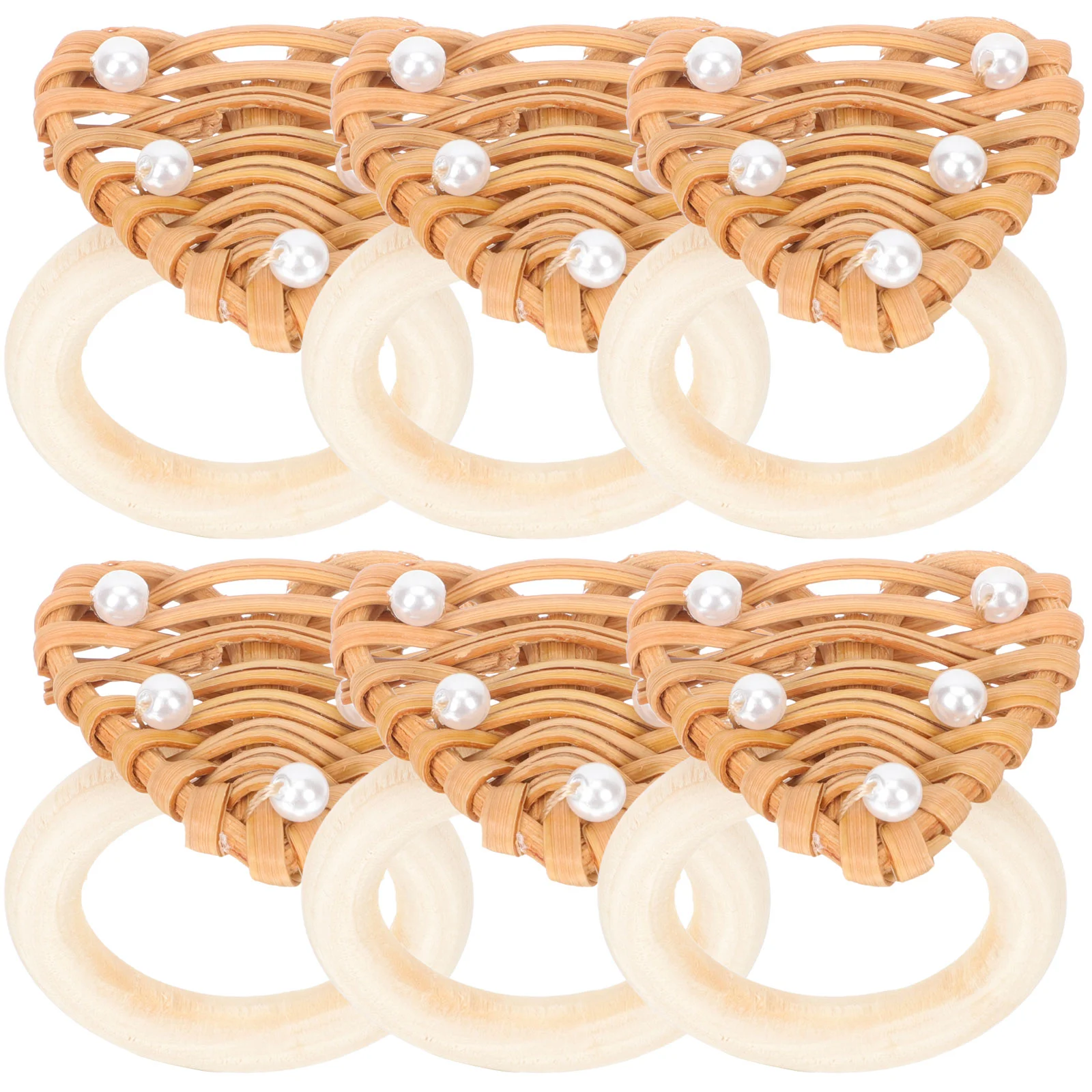 

Napkin Rings Ring Holder Serviette Holders Heart Love Day Valentine Wedding Rattan Buckles Farmhouse Buckle Holiday Table S
