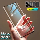 Закаленное стекло с полным покрытием 500D для Huawei P30 P20 P40 Lite P30 Pro P40 Plus, защитная пленка для экрана Honor 10 20 30 Lite, защитная пленка