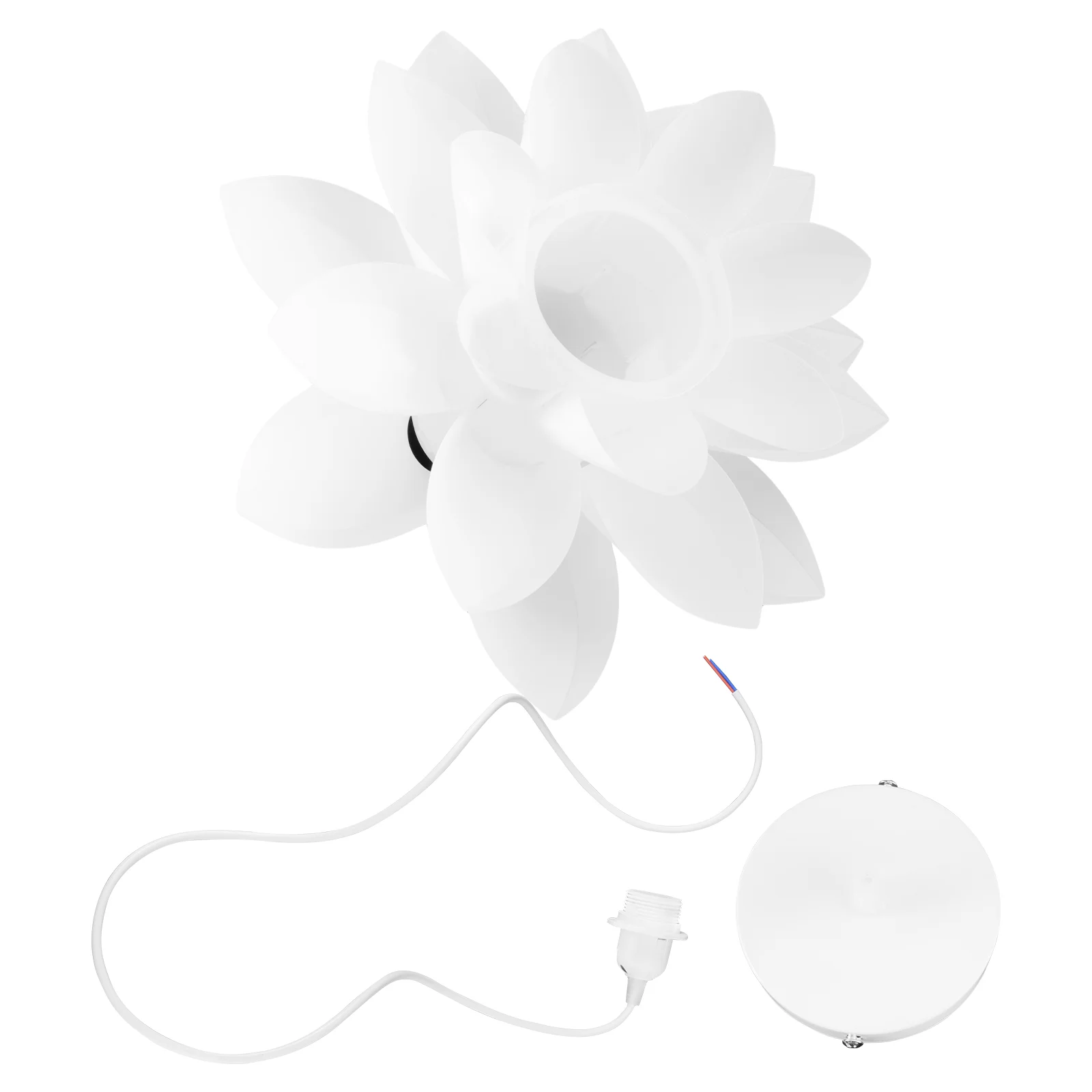 

Puzzle Lotus Flower Decor Flower Lampshade 35cm E27 for Hanging Floor Lamp Chandelier Home Living Room Coffee Shop Bar