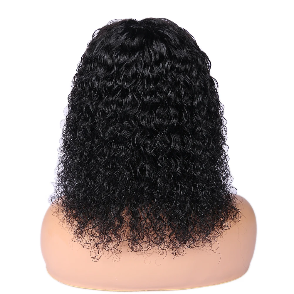 HANNE Water Wave Curly Human Hair Wigs For Women Brazilian Side Part Lace Wigs Human Hair Natural Remy Hair Preplucked Lace Wigs enlarge