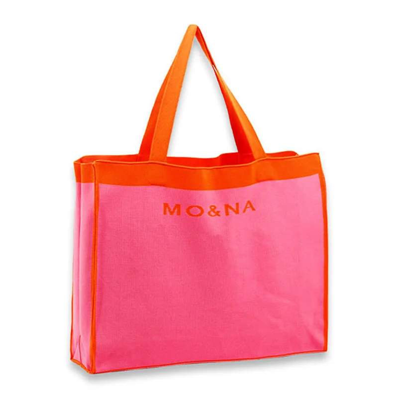 

Большая женская модная Вязаная Мягкая Сумка-тоут с ручками, Женская винтажная Корейская трендовая вместительная сумка контрастных цветов