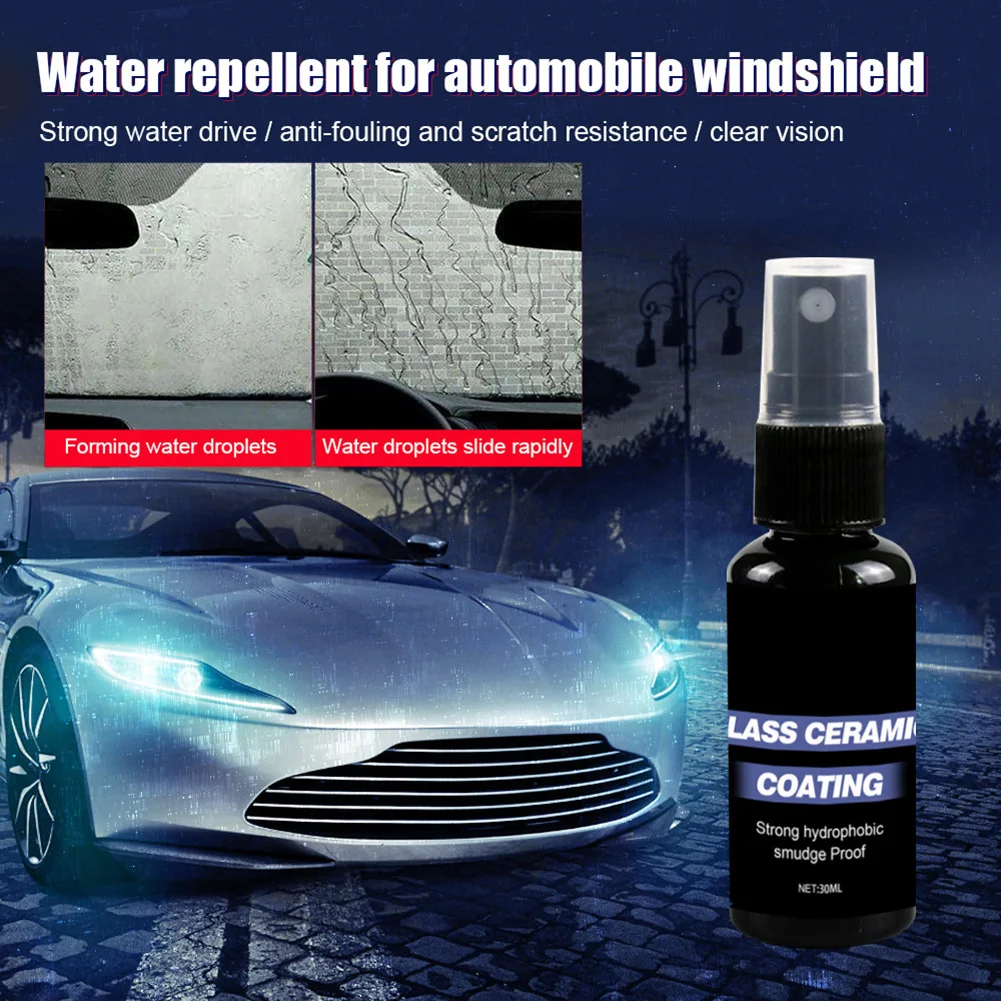

30ml 50ml Car Cleaner Anti-Fog Agent Prevent Fogging Windshield Super-Hydrophobic Long-Lasting Rearview Mirror Defogger Spray