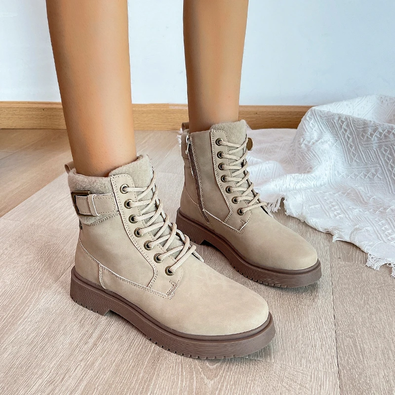 Женские ботинки до щиколотки Осень-зима женские челси короткие обувь на плоской