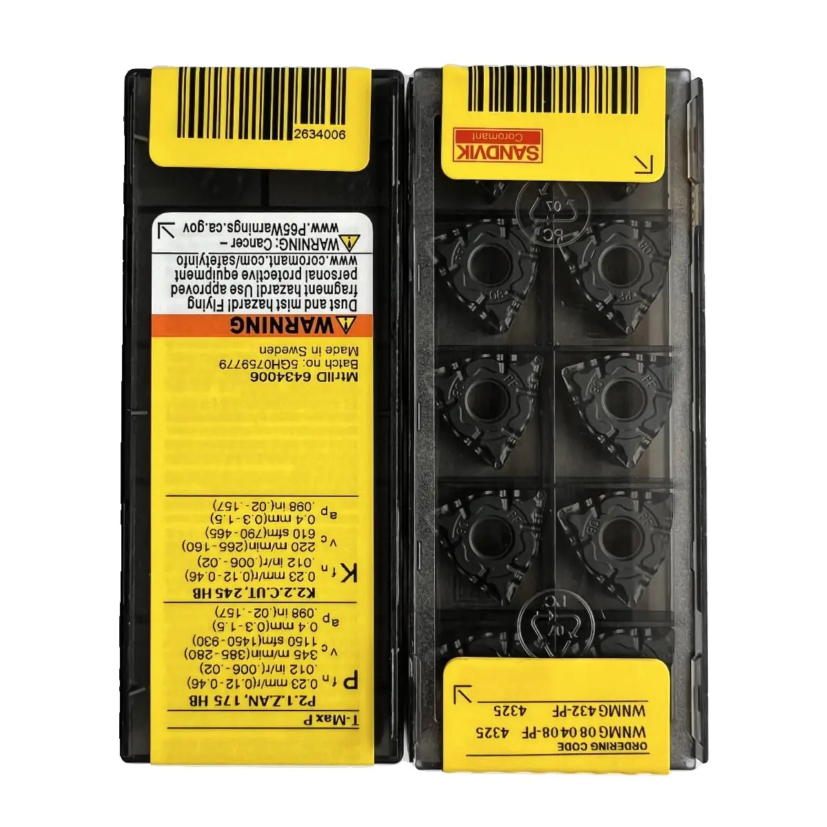 Оригінальне лезо WNMG 080408 -PF 4325 / Лезвие с ЧПУ 10 шт.