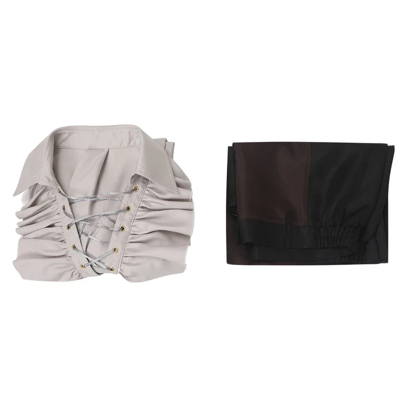 Astarion Косплей фантазия средневековая рубашка костюмы Аниме игры Бальдер ворота