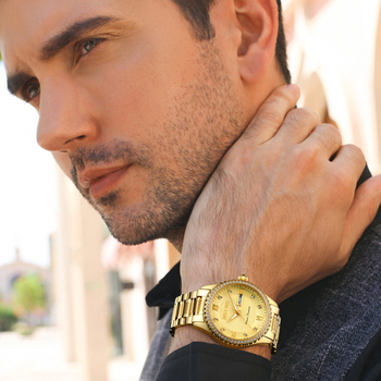 2022 New Top Brand Luxury Business Belushi Male Wristwatch Luminous Men's Watches Gold Diamond Watches for Men Relogio Masculino-37376