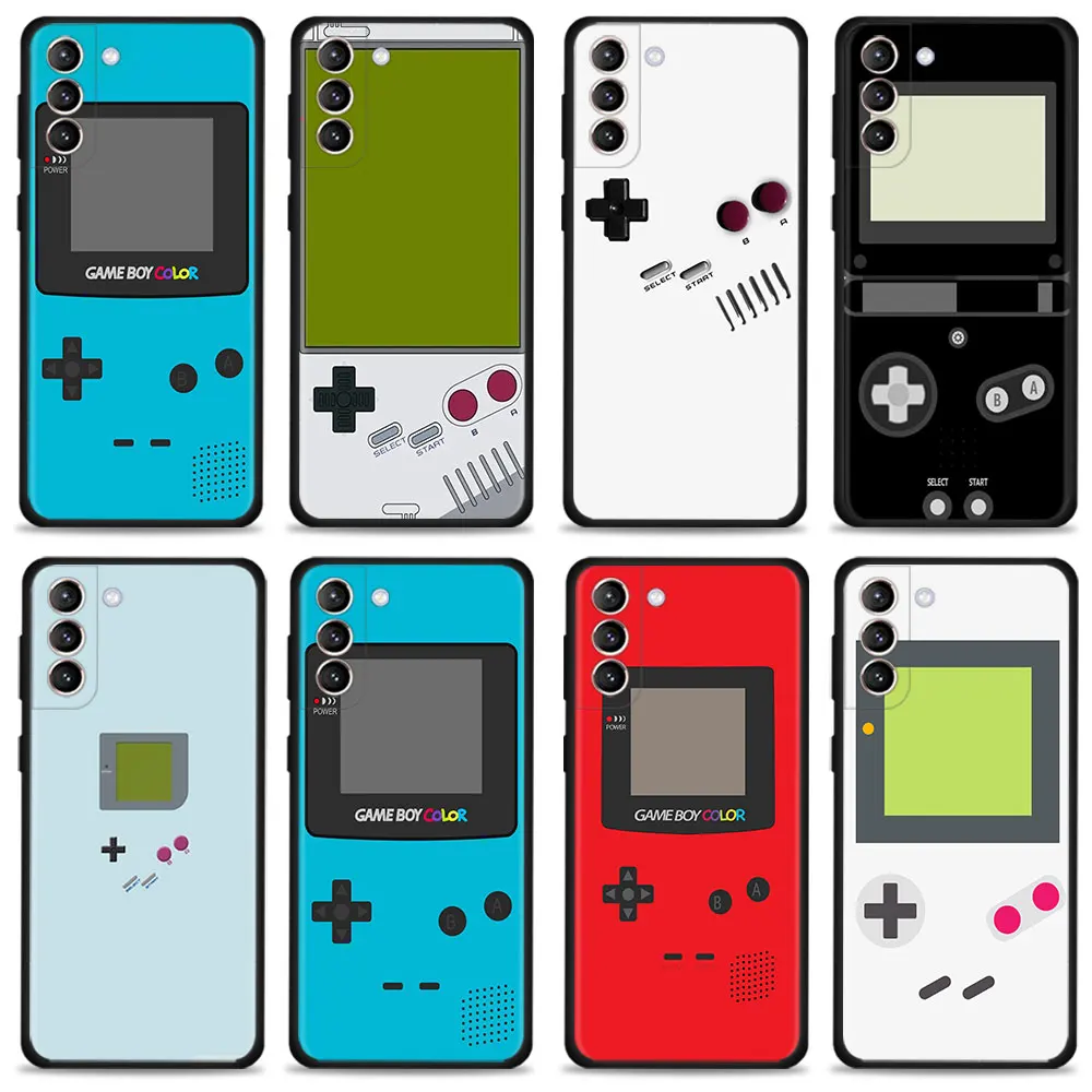 

For Samsung S21 Plus S22 Ultra 5G S20 FE 2022 S10 S8 S9 S7 S10e Matte Black Phone Case Vintage Cassette tape retro style