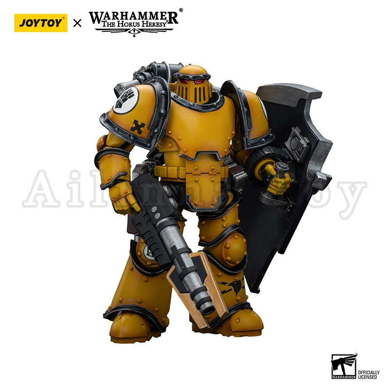 Фото Фигурка JOYTOY 1/18: Имперские Кулаки, Ересь Хоруса, Сигизмунд, Первый Капитан и Отряд Легионов MkIII Breacher, аниме-модель №5