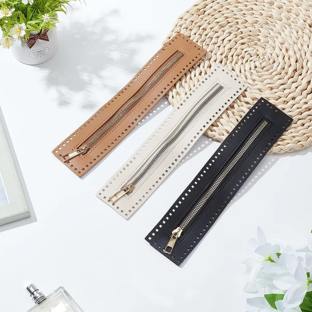 Искусственная кожа Molnia для шитья металлическая разделительная длиной 27 см сумок