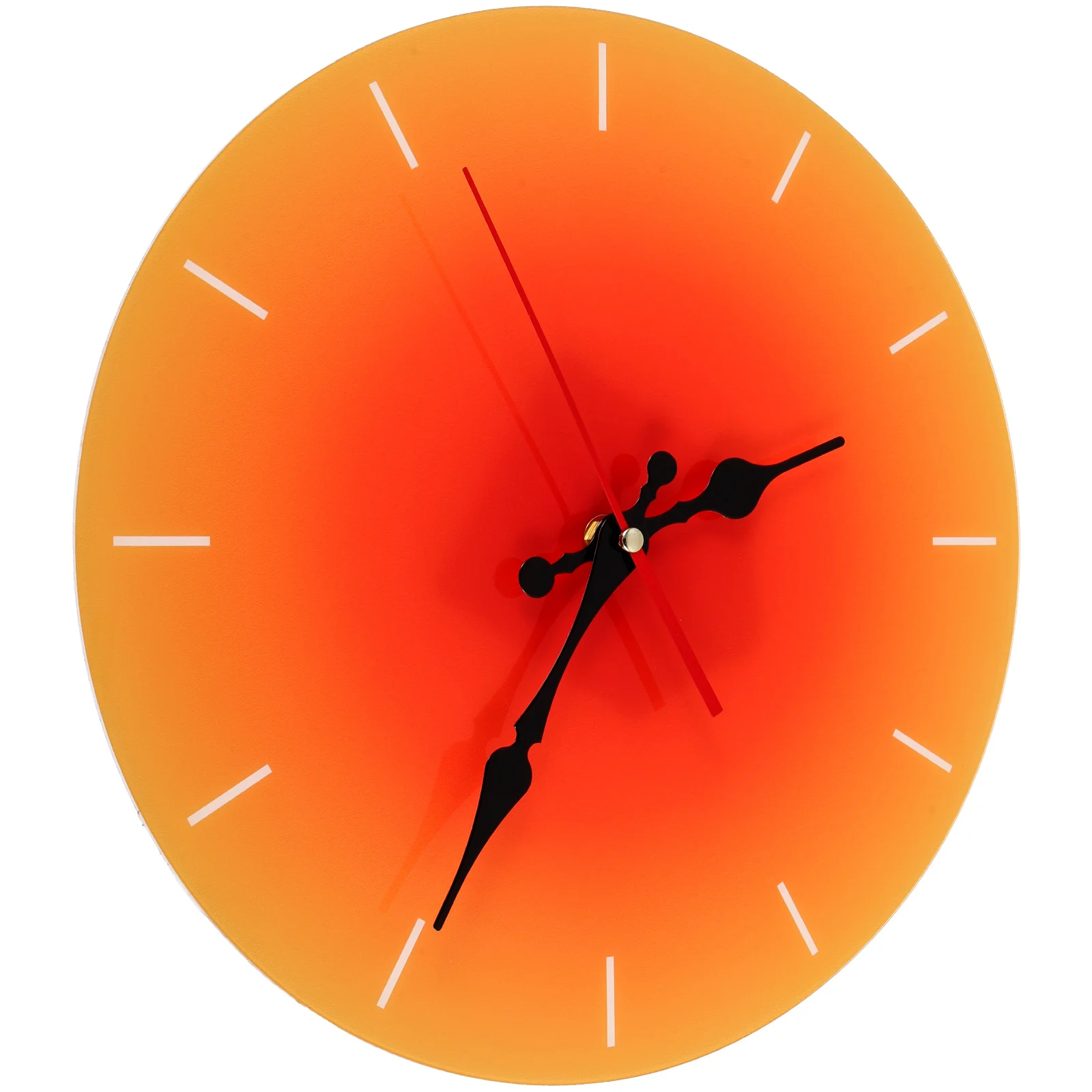 

Clock Wall Clocks Round Hanging Decorative Office Mute Mounted Room Sunset Decor Sun Silent Design Supplies Modern Style Bedroom