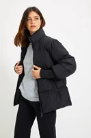 trendyol oversize ribana detailed inflatable coat twoaw22mo0002