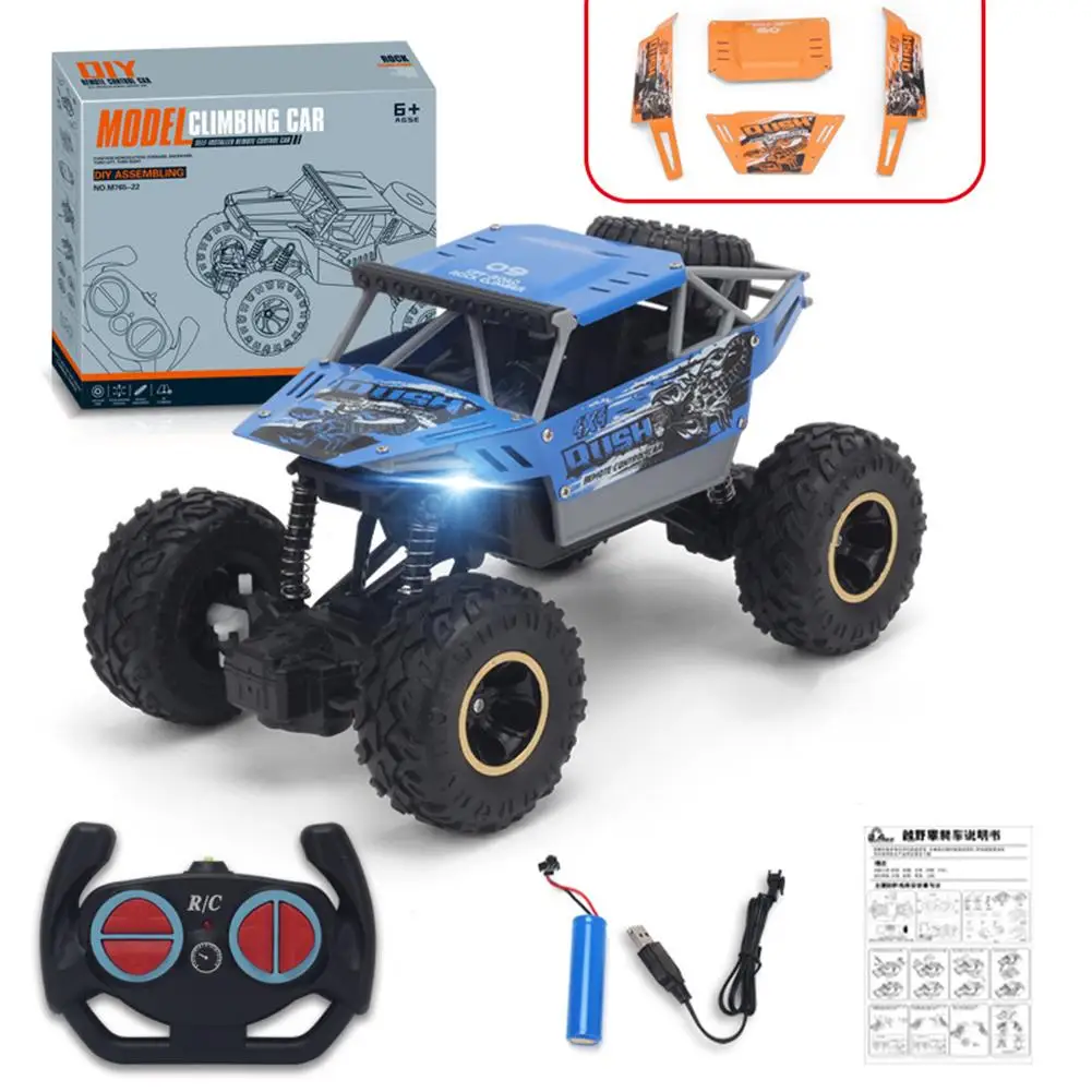 

Самостоятельная сборка автомобиль с дистанционным управлением перезаряжаемый детский внедорожник сборный трюковый Радиоуправляемый авт...