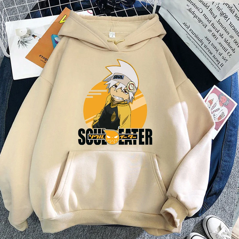 Anime Soul Eater Hoodie Men Women Hoody Unisex Fashion Sweatshirt Clothes Pullovers Death The Kid Print Hoodies Women Clothes