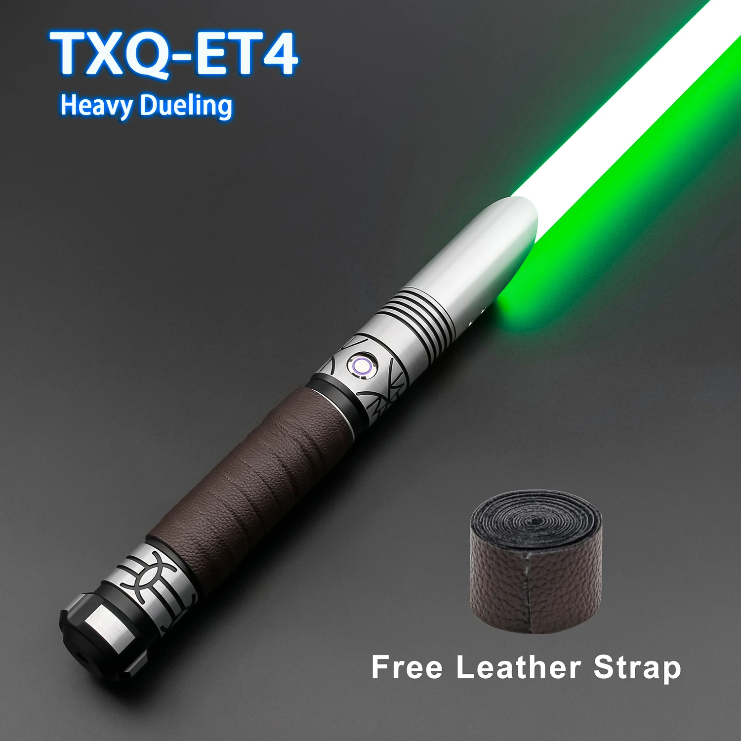 TXQSABER Высокое качество ET4 RGB Pixel тяжелый дуэльный лазерный меч гладкие качели с