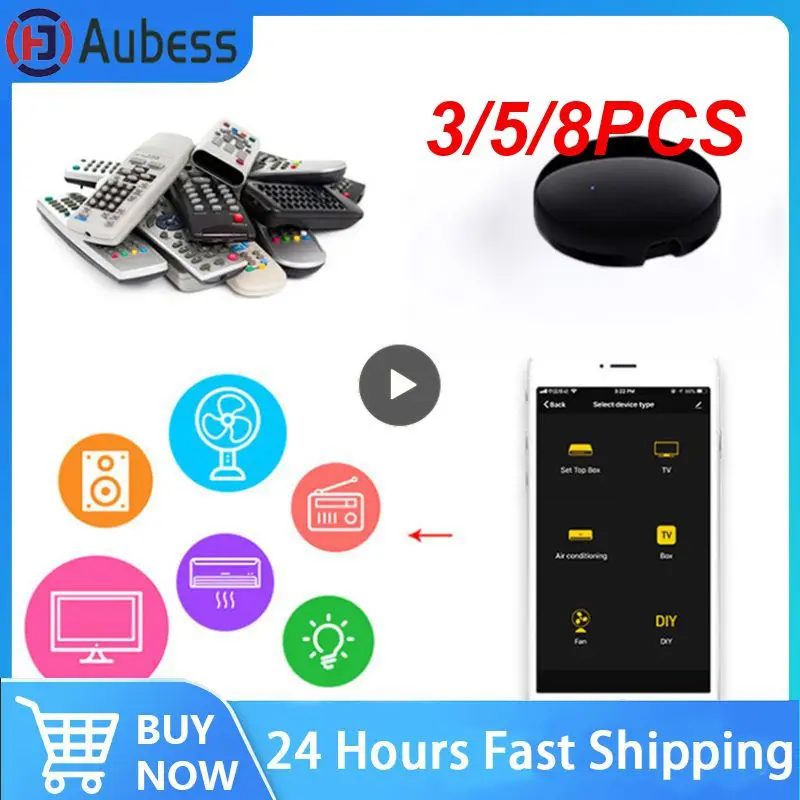 

3/5/8PCS Ir Remote Universal Universal Tuya Smart Home Controller Remote Smart Ir Remote Control Ir Devices Infrared Controller